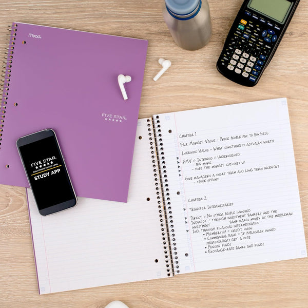 Five Star Spiral Notebook